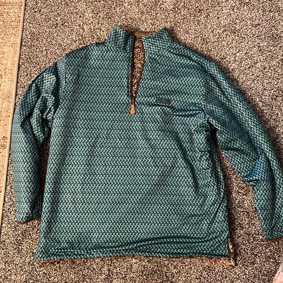Reversible USA Palm sherpa quarter zip pullover - Picture 2 of 2